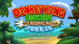 Donkey Kong Country: Tropical Freeze Title Screen